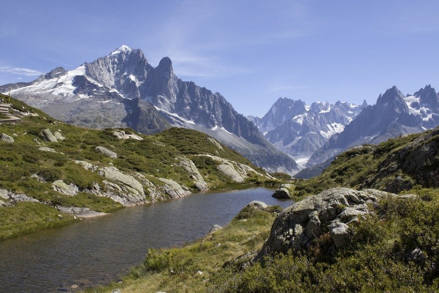 Paysage magnifique : partir à la montagne cet hiver